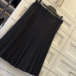 Banana Republic Black Pleated Skirt